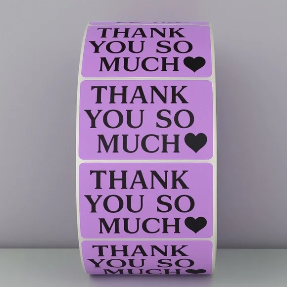 Thank You So Much Stickers – Heart Labels for Small Business Packaging Orders - Picture 11 of 11
